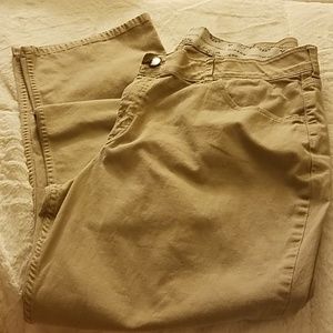 Lee Riders Khakis 22w midrise bootcut